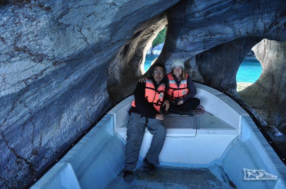 Visita á Capela de Mármore, no lago General Carrera, região de Puerto Rio Tranquilo, na Carretera Austral, sul do Chile